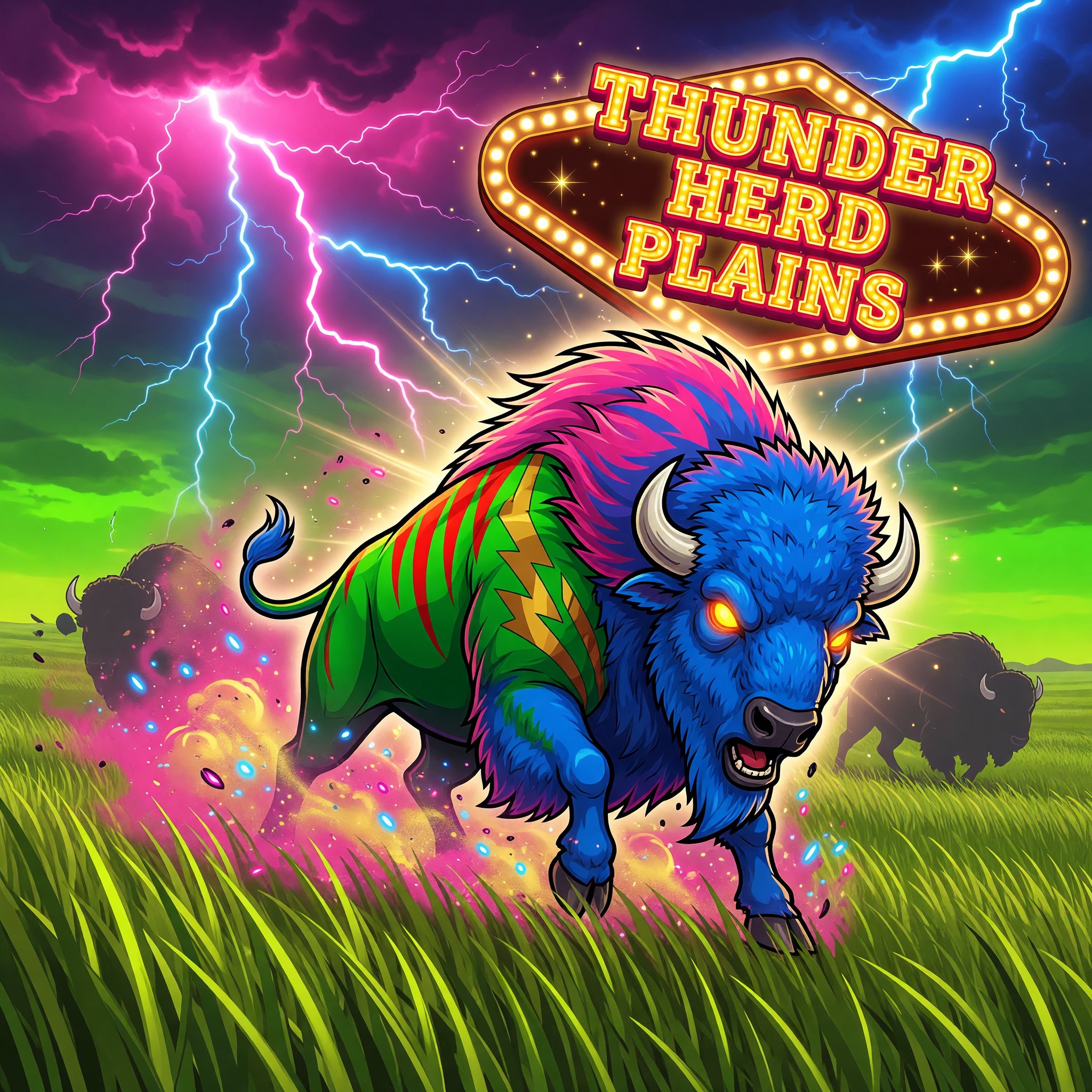 Thunder Herd Plains — Buffalo themed free-play slot game