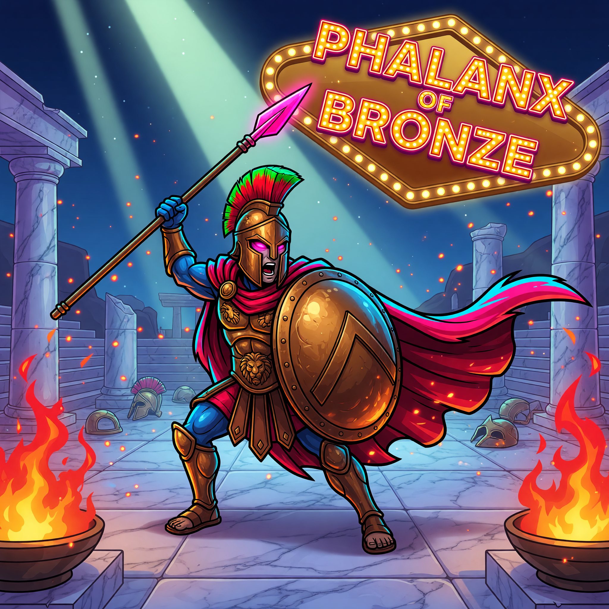Phalanx of Bronze — Phalanx themed free-play slot game